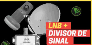lnb divisor sinal perda canais