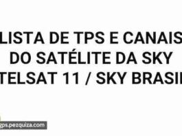 satélite da Sky Intelsat 11 Sky Brasil 1 Lista de Tps e canais
