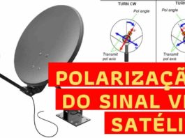 polarização do sinal do satélite