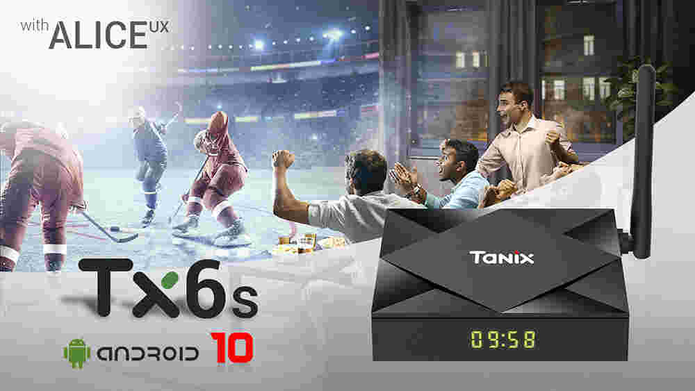 tv box android 10 tx6s tanix