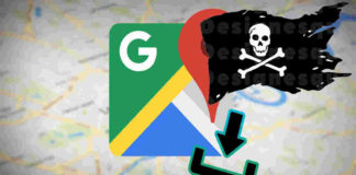 google mapas pirataria