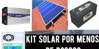 kit energia solar R$ 3 mil