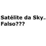 satélite da sky falso