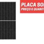 placa solar preço
