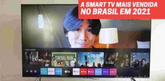 Smart TV 4K Samsung mais vendida 2021