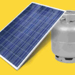 botijao de gas solar energia solar