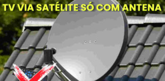 tv via satelite so com antena