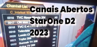 lista canais abertos starone d2 atualizada 2023